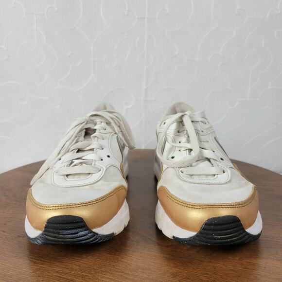 Nike Air Max SC Women's 8 White Metallic Marathon Running Lightweight CW4554-107 - Picture 10 of 13